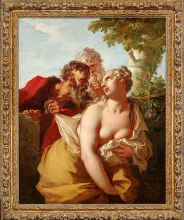 „Susanna und die Alten“, Giovanni Antonio Pellegrini © Alte Galerie, Schloss Eggenberg, Foto: N. Lackner, UMJ